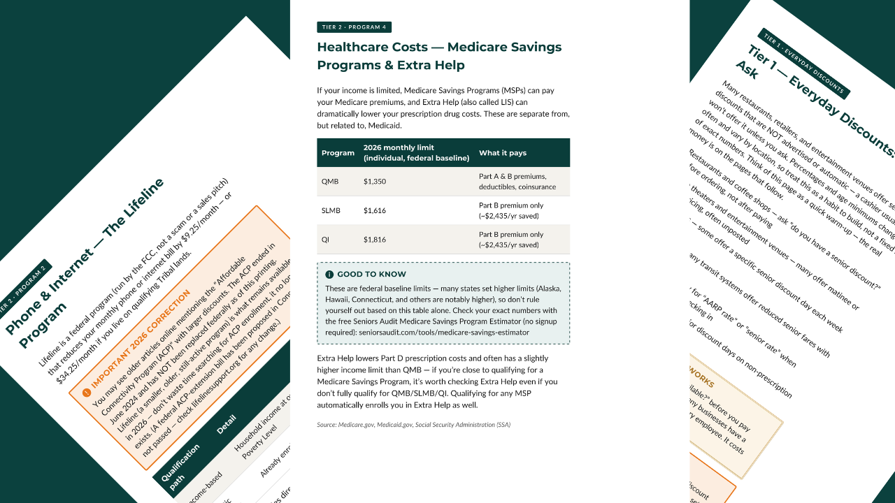 Senior Discounts & Hidden Benefits Finder